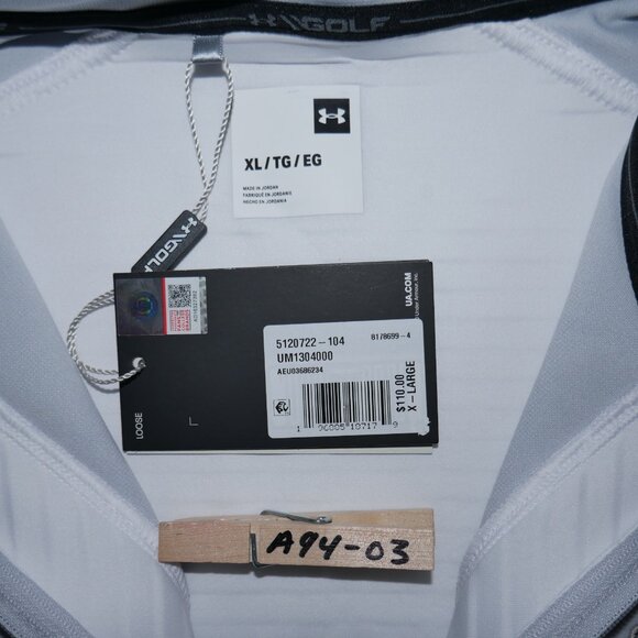 USNA Navy Midshipmen Under Armour Men's 1/2 Zip Storm Pullover Jacket Size XL - Picture 14 of 16